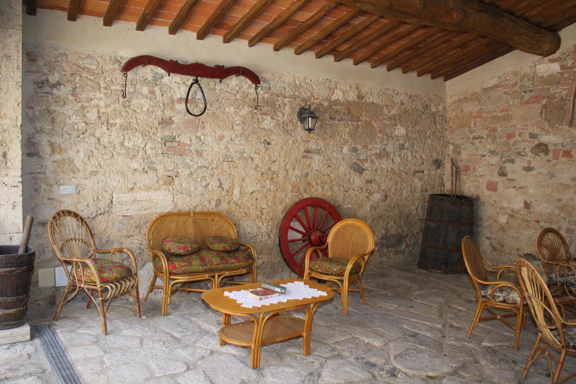 Podere La Chiusella B&B Раполано Терме Екстериор снимка